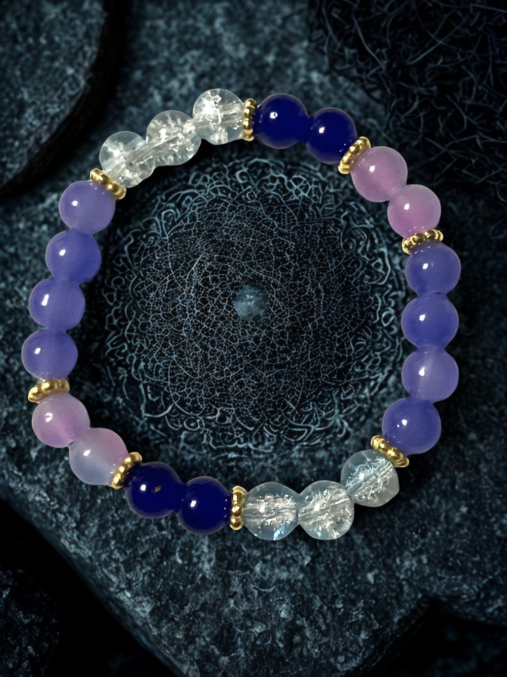 Intuition and creativity handcrafted bracelet